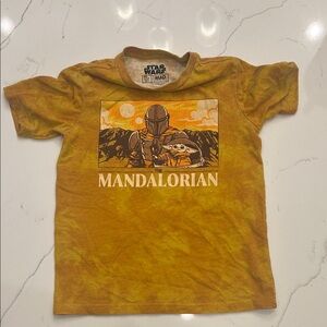 Star Wars Kids The Mandalorian Graphic Tee - Yellow